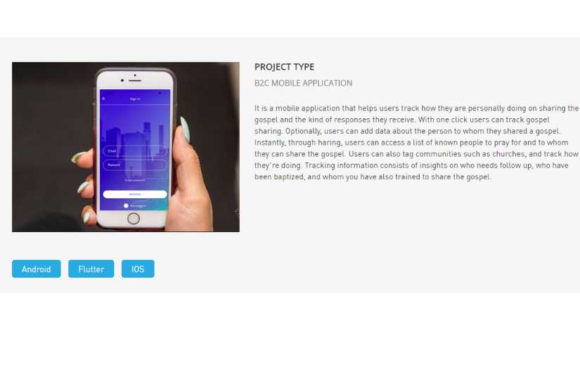 GOSPEL SHARING APPLICATION screenshot 1